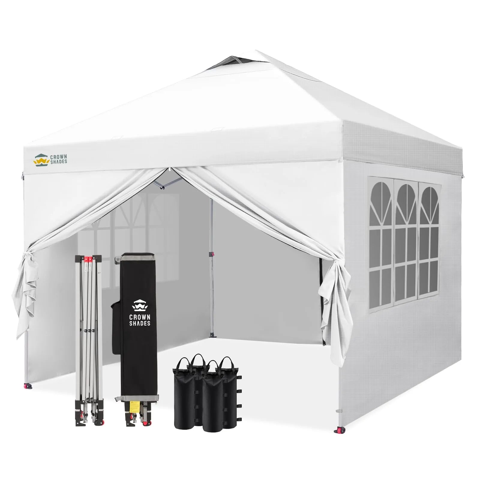 Pop-Up Pavillon 3×3 m mit 4 Seitenteilen – Wasserdicht, Stabil & Höhenverstellbar