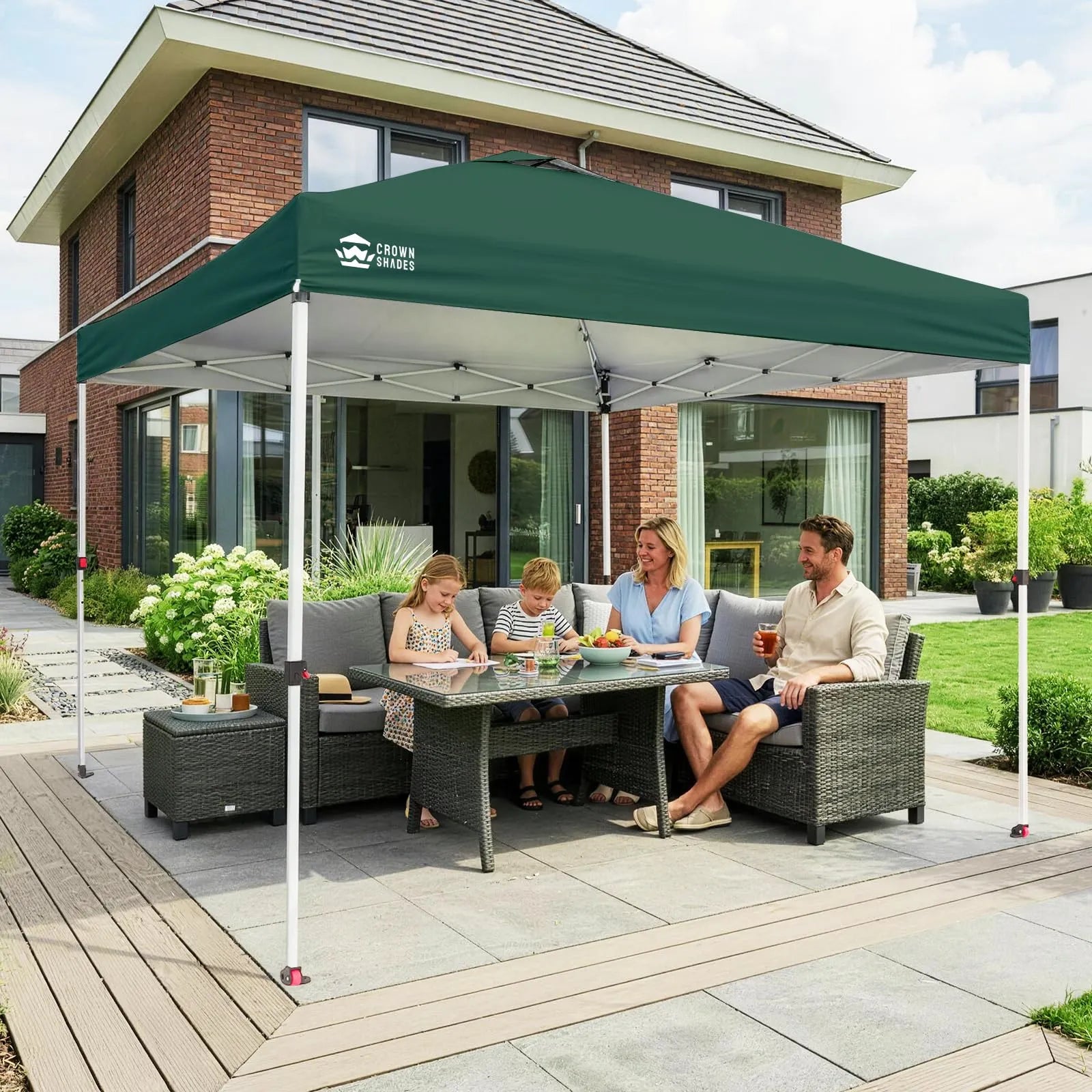 Pop-Up Faltpavillon 3 × 3 m – Wasserdicht, UV50+, Höhenverstellbar, mit Tragetasche