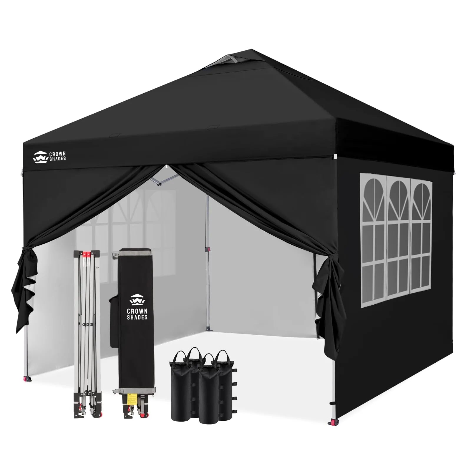 Pop-Up Pavillon 3×3 m mit 4 Seitenteilen – Wasserdicht, Stabil & Höhenverstellbar