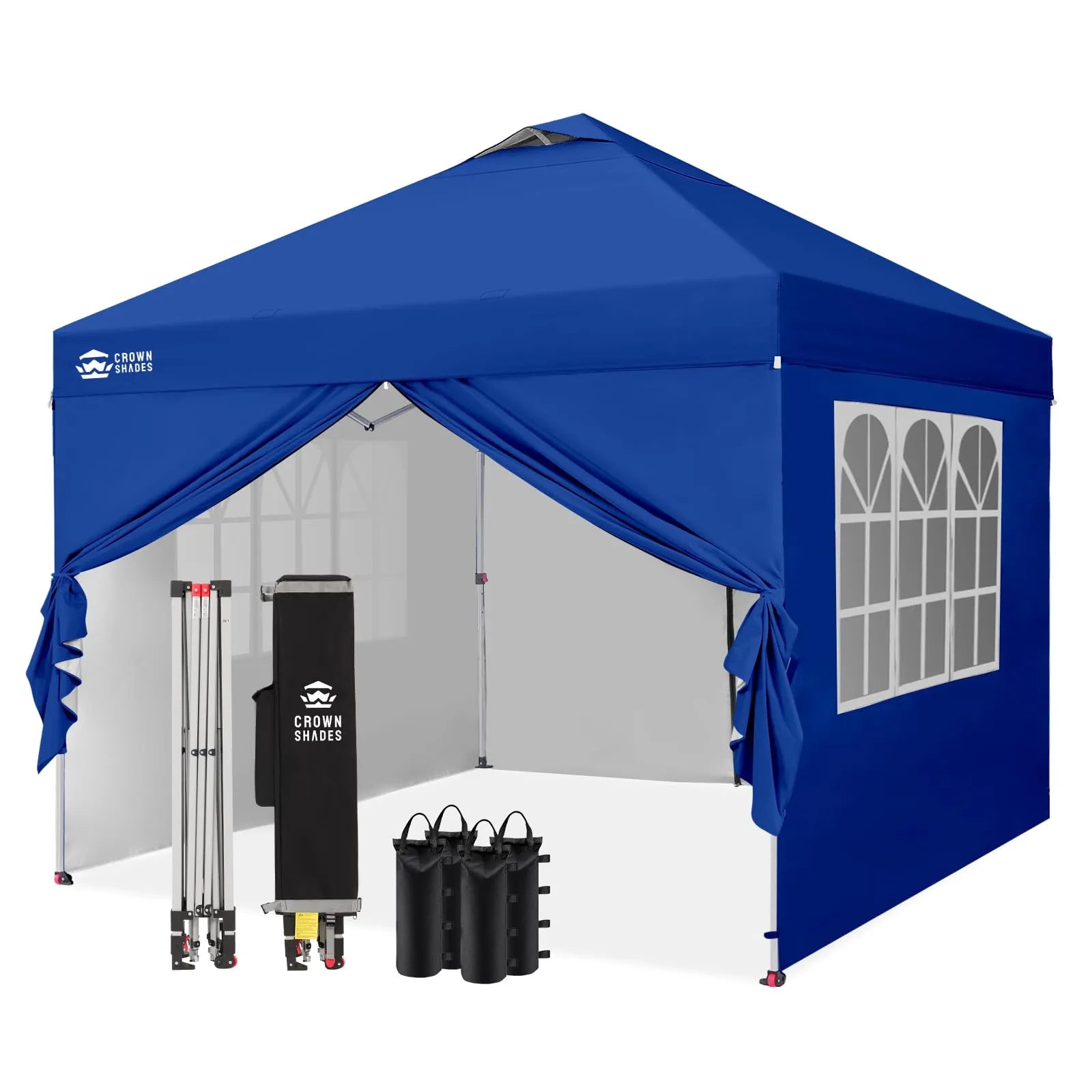 Pop-Up Pavillon 3×3 m mit 4 Seitenteilen – Wasserdicht, Stabil & Höhenverstellbar