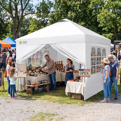 Pop-Up Pavillon 3×3 m mit 4 Seitenteilen – Wasserdicht, Stabil & Höhenverstellbar