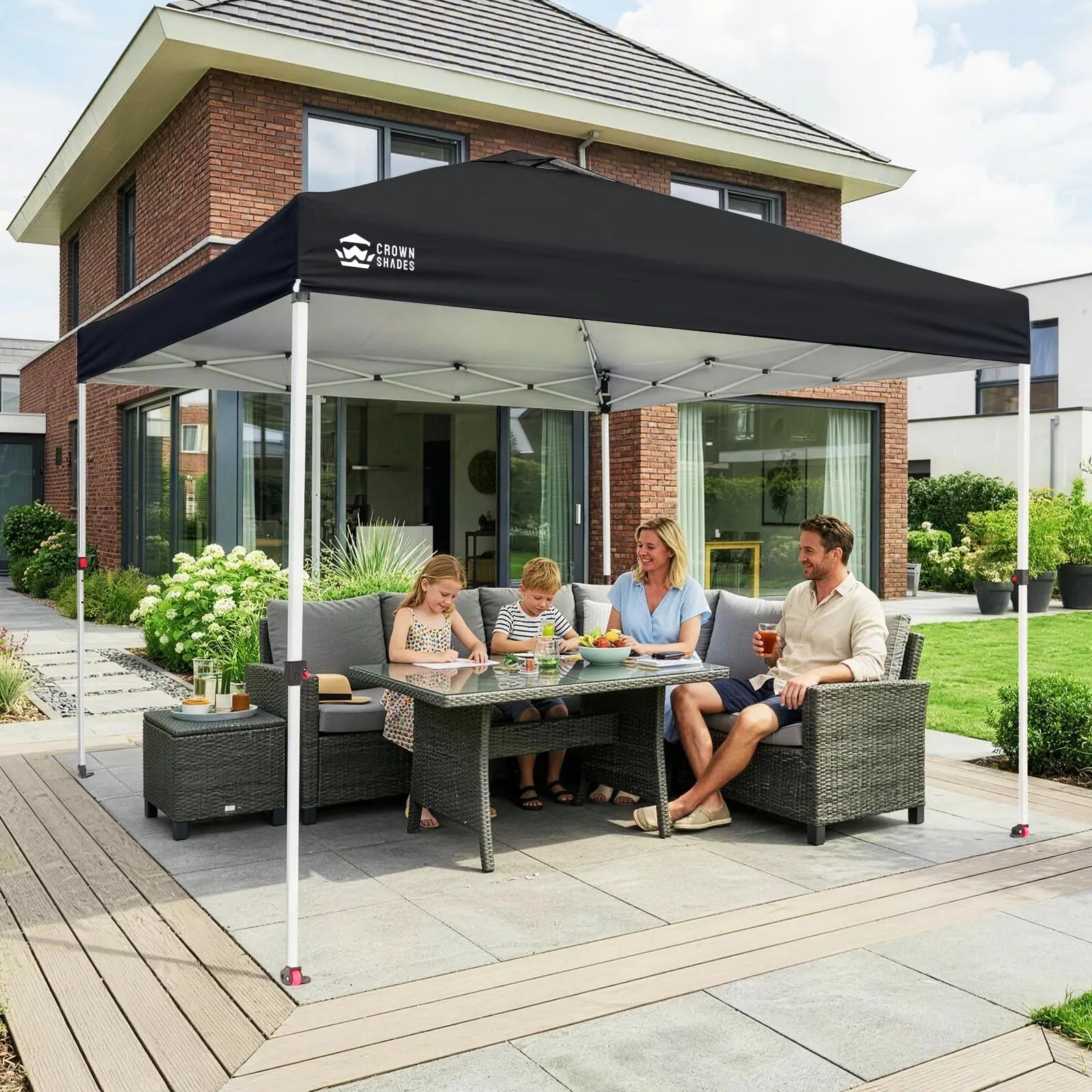Pop-Up Faltpavillon 3 × 3 m – Wasserdicht, UV50+, Höhenverstellbar, mit Tragetasche