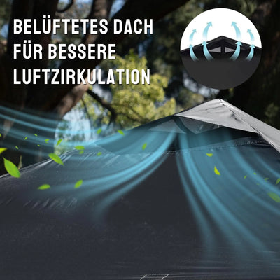 Pop-Up Faltpavillon 3 × 3 m – Wasserdicht, UV50+, Höhenverstellbar, mit Tragetasche