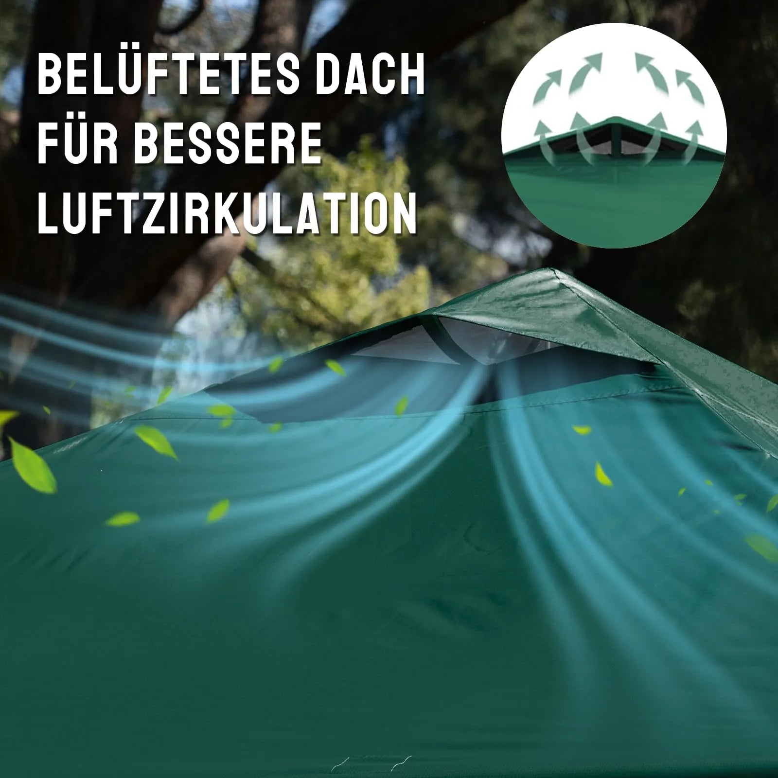 Pop-Up Faltpavillon 3 × 3 m – Wasserdicht, UV50+, Höhenverstellbar, mit Tragetasche